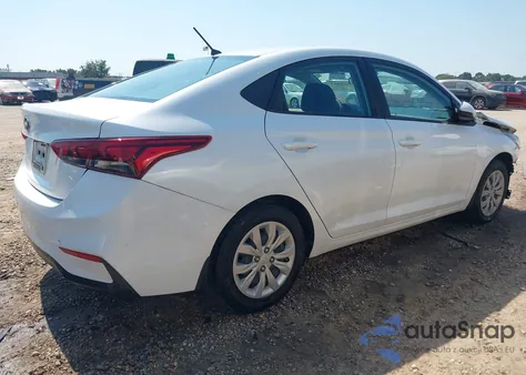 2022 Hyundai Accent Se из США, поврежденный, VIN 3KPC24A62NE155245
